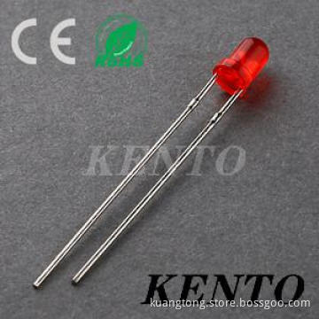 5mm Round Red Diffused Long Feet Lens Led Diode